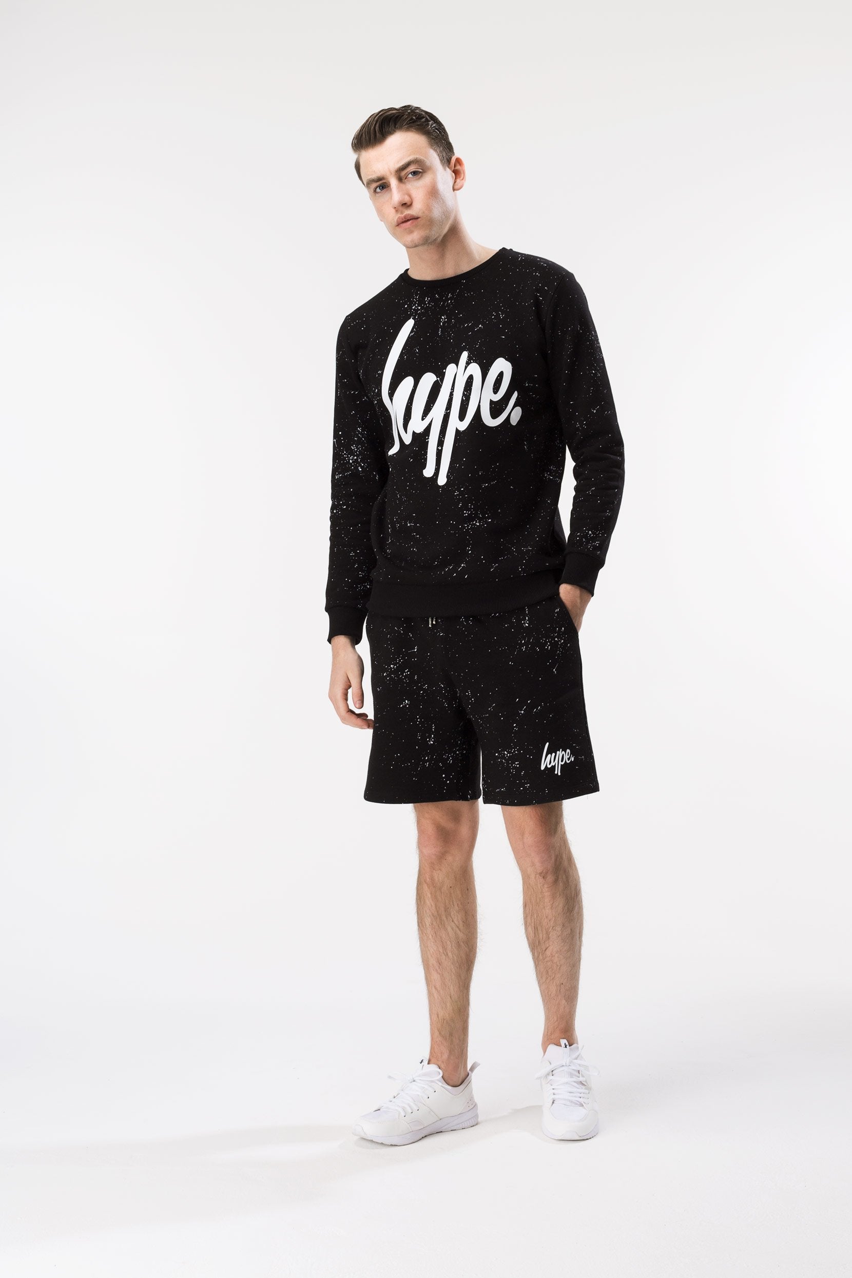 AOP Speckle Men's Crewneck