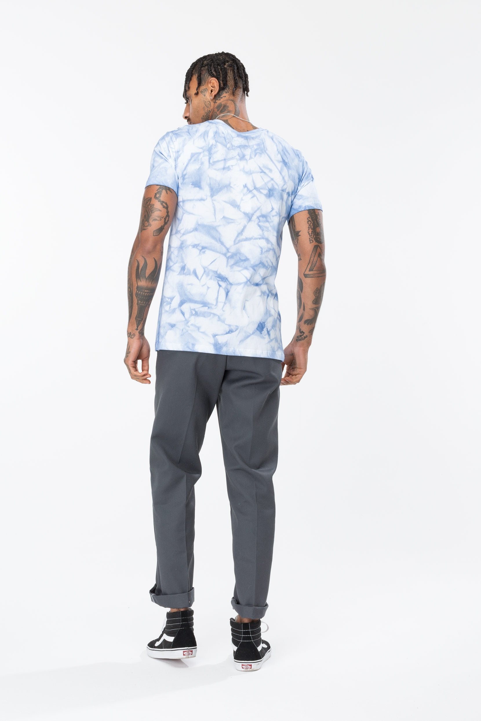 Blue Tie Dye Men's T-Shirt