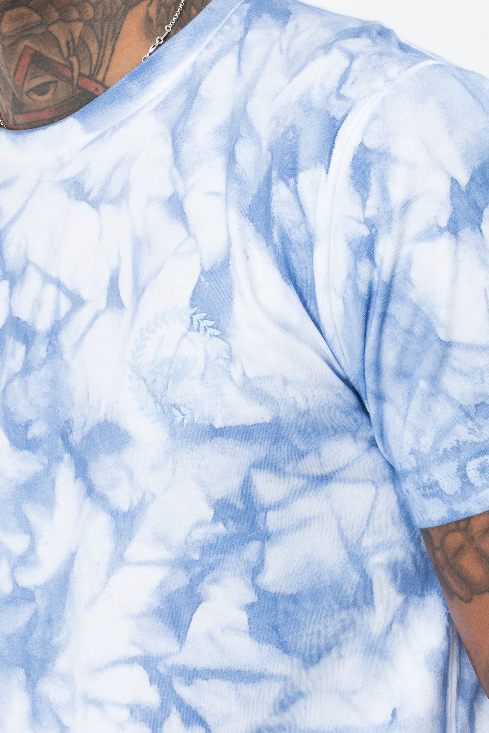 Blue Tie Dye Men's T-Shirt