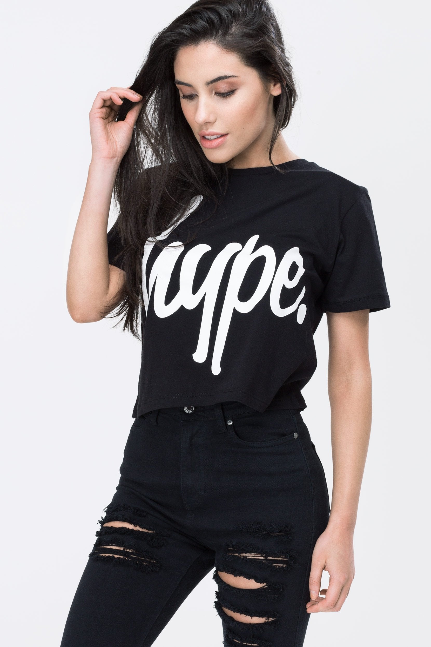 Script Women's Crop T-Shirt