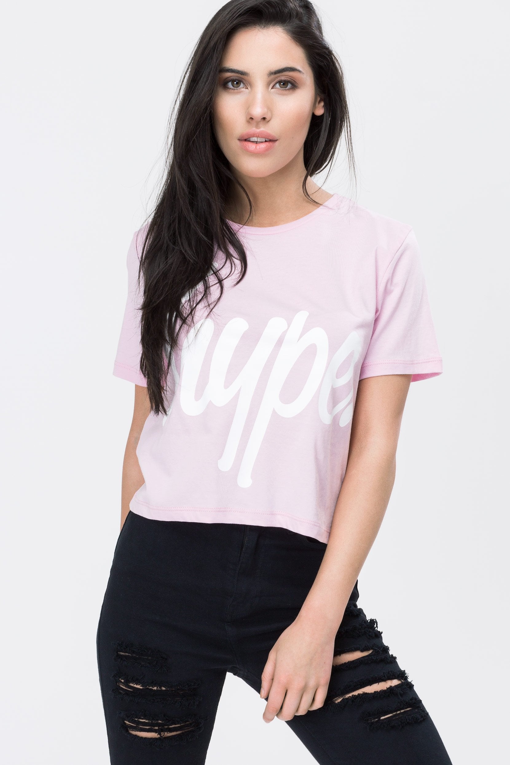 Script Women's Crop T-Shirt