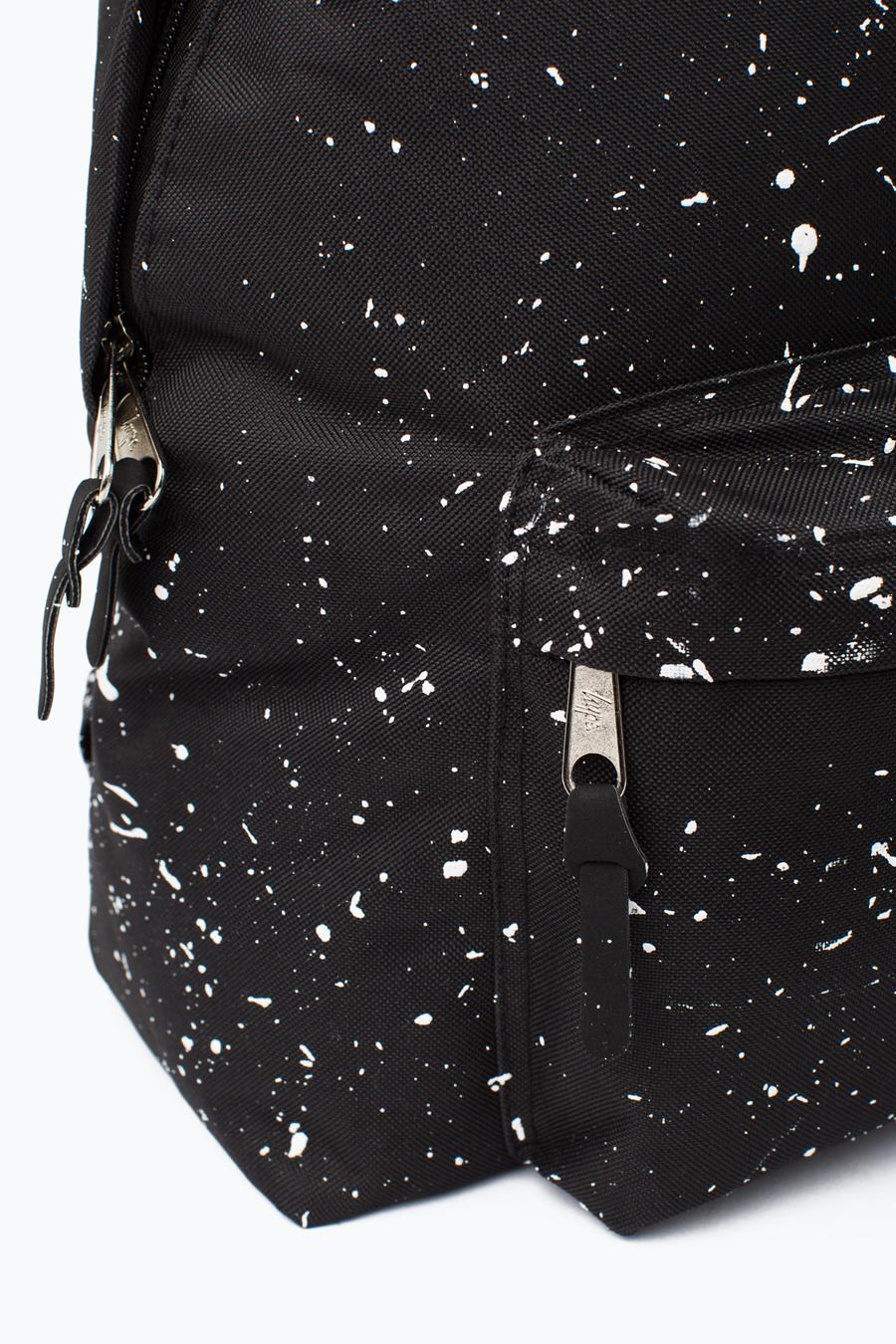 Black With White Speckle Backpack