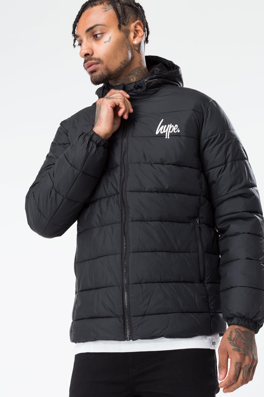 Black Core Men's Puffa Jacket