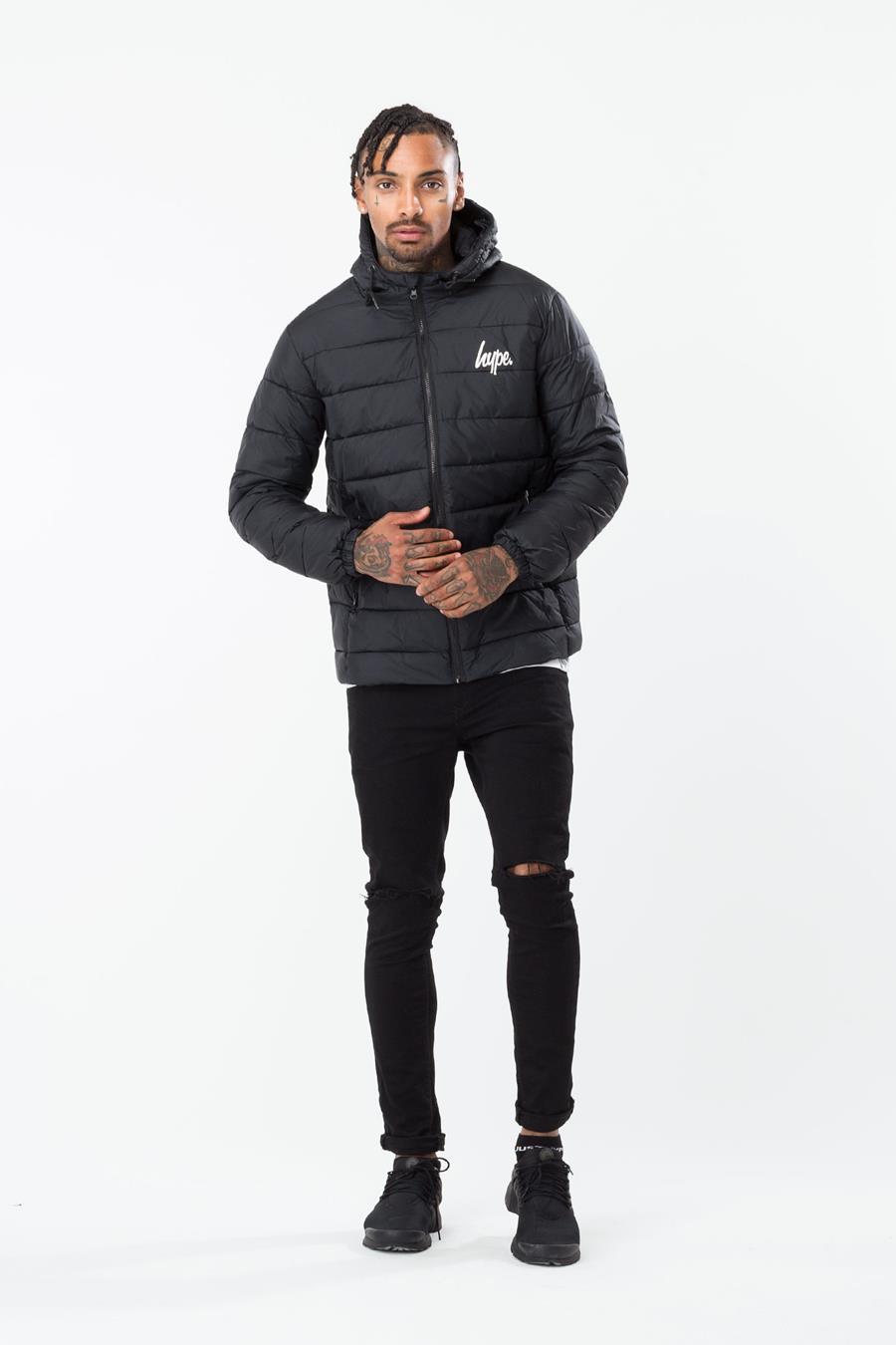 Black Core Men's Puffa Jacket