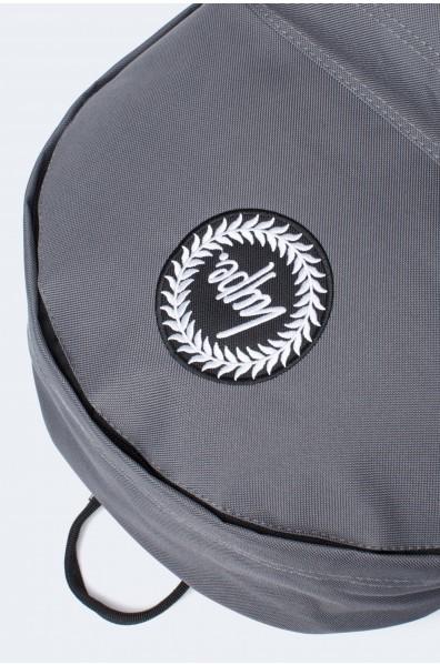 Grey Badge Backpack