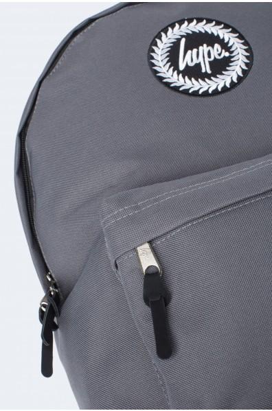 Grey Badge Backpack