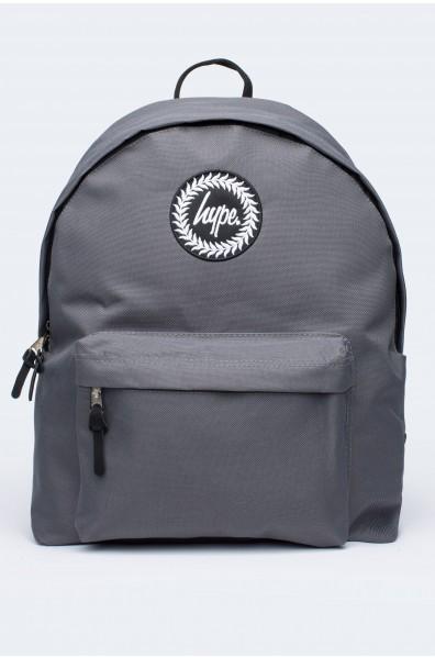 Grey Badge Backpack