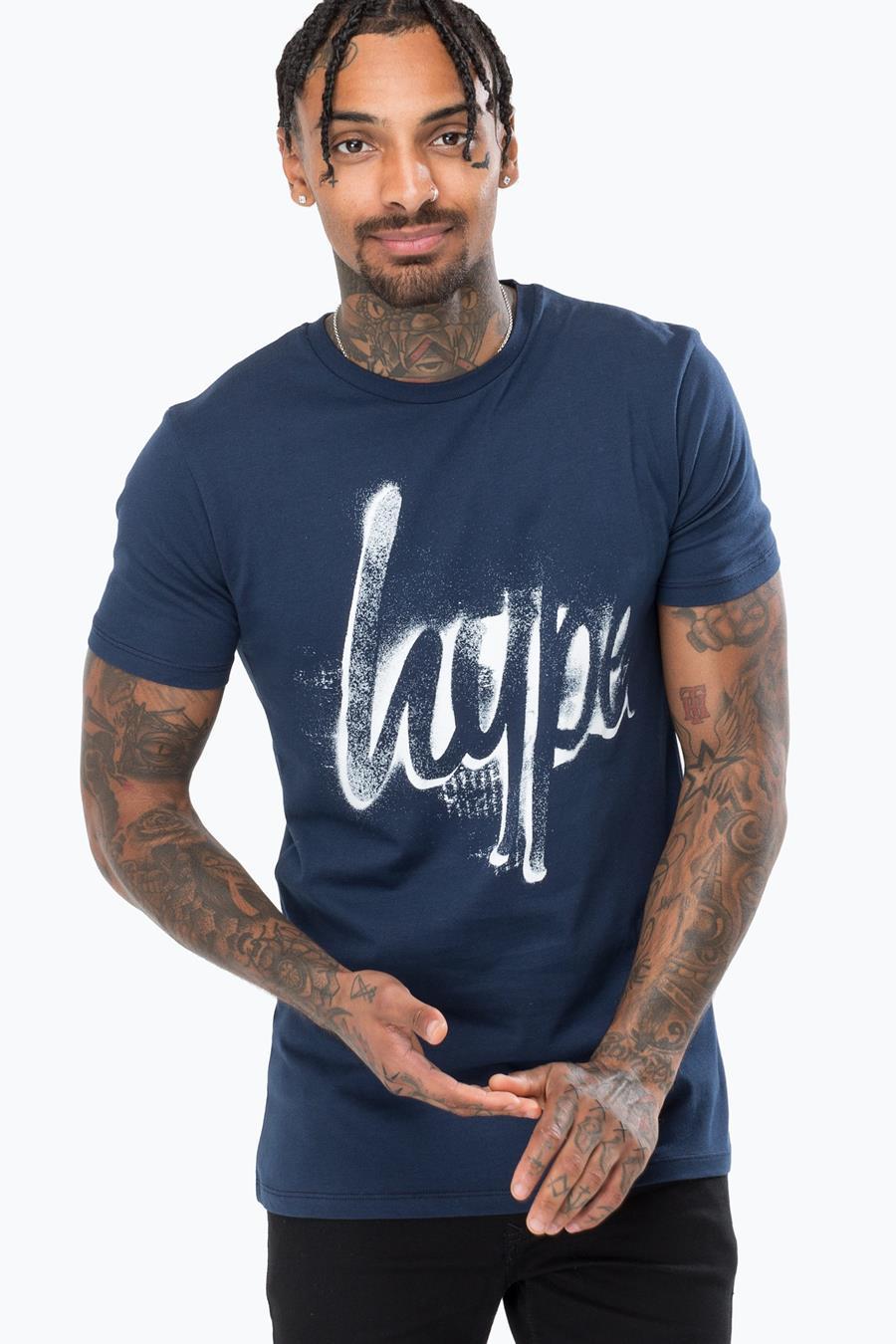 Navy Overspray Men's T-Shirt