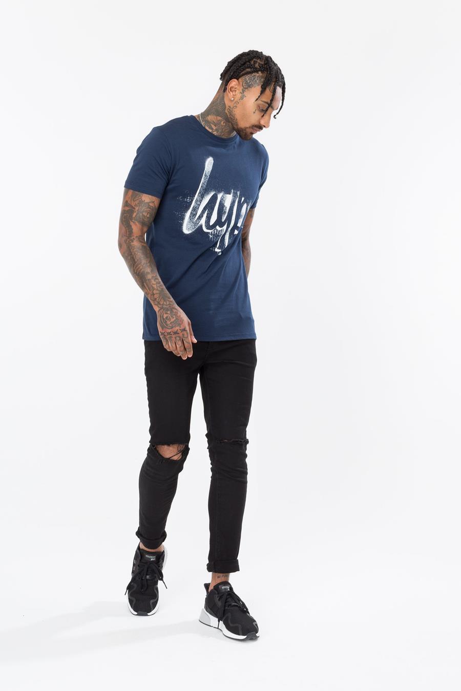 Navy Overspray Men's T-Shirt